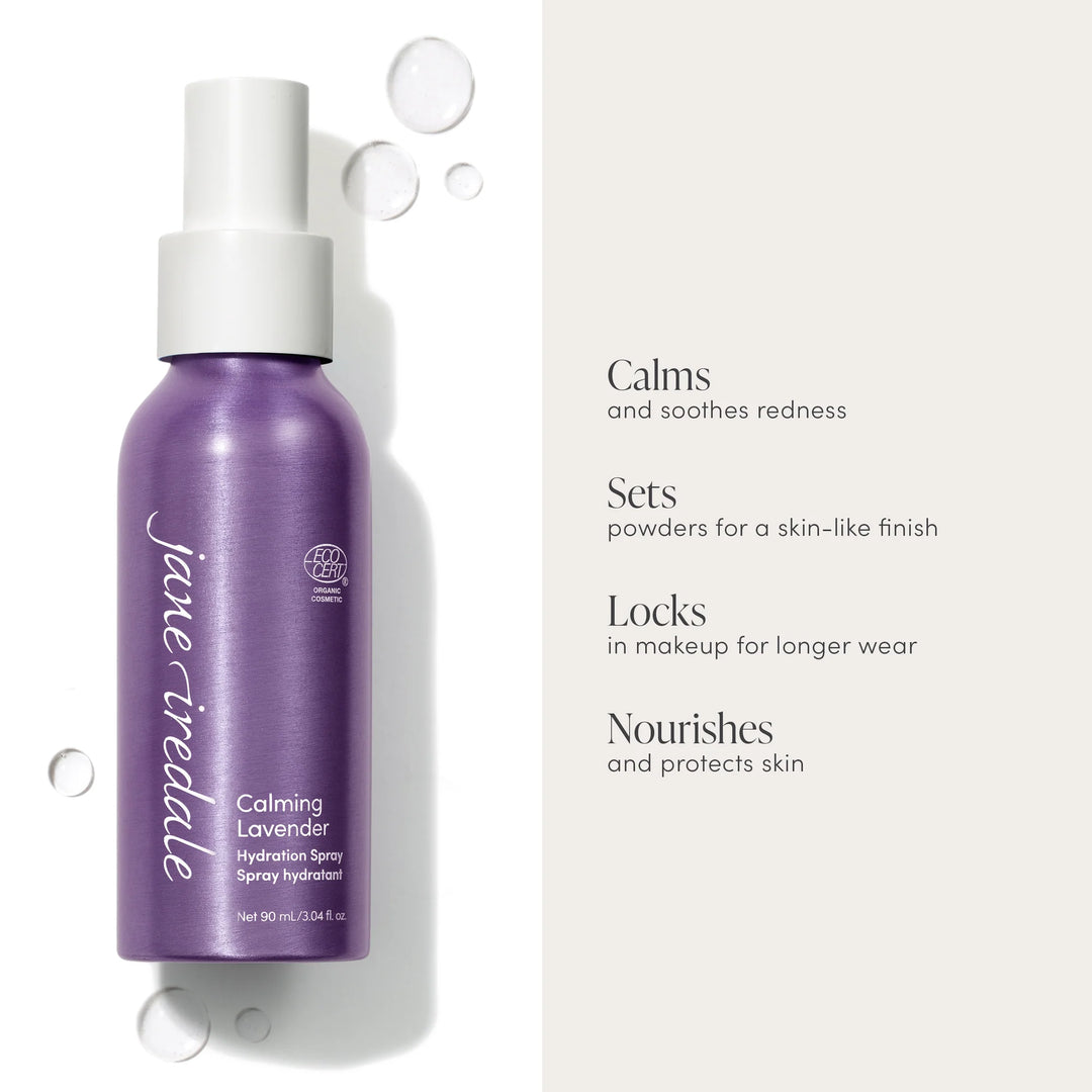 Calming Lavender Hydration Spray - Features - Jane Iredale Mineral Makeup Australia