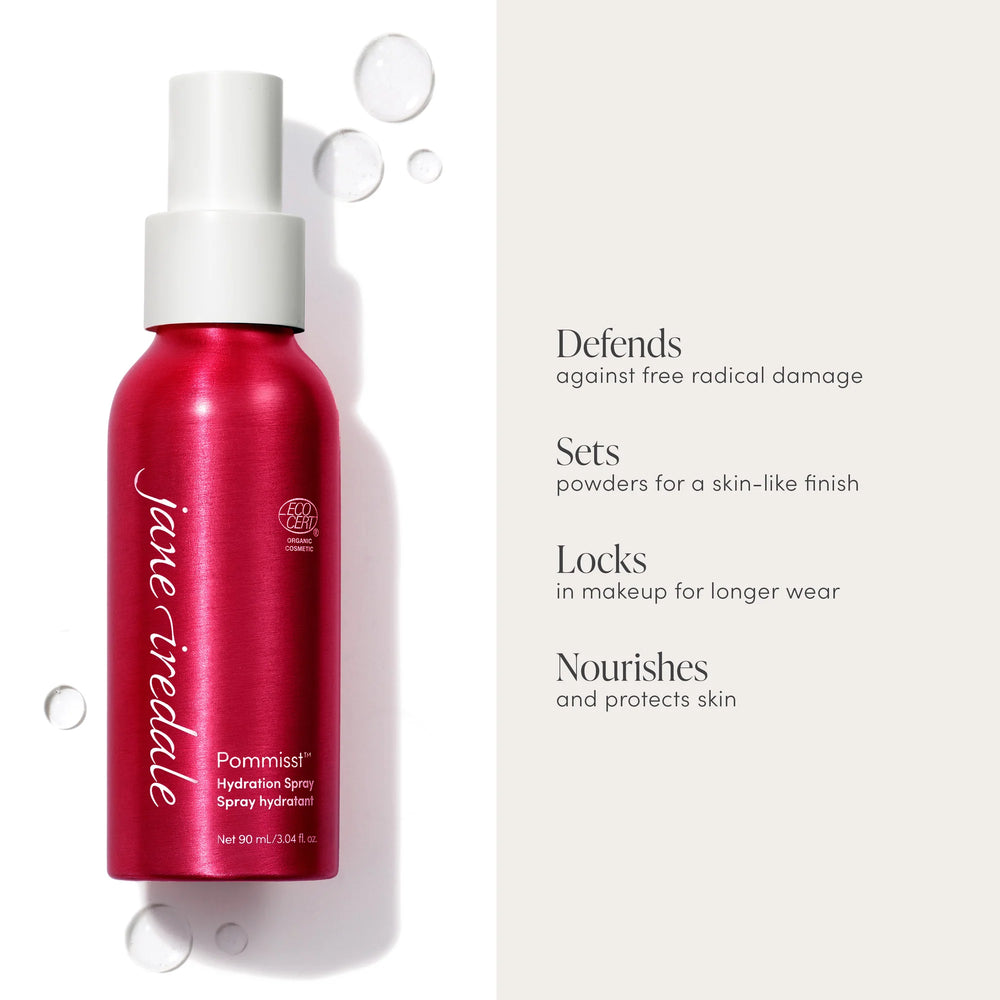 Pommisst™ Hydration Spray - Benefits - Jane Iredale Mineral Makeup Australia