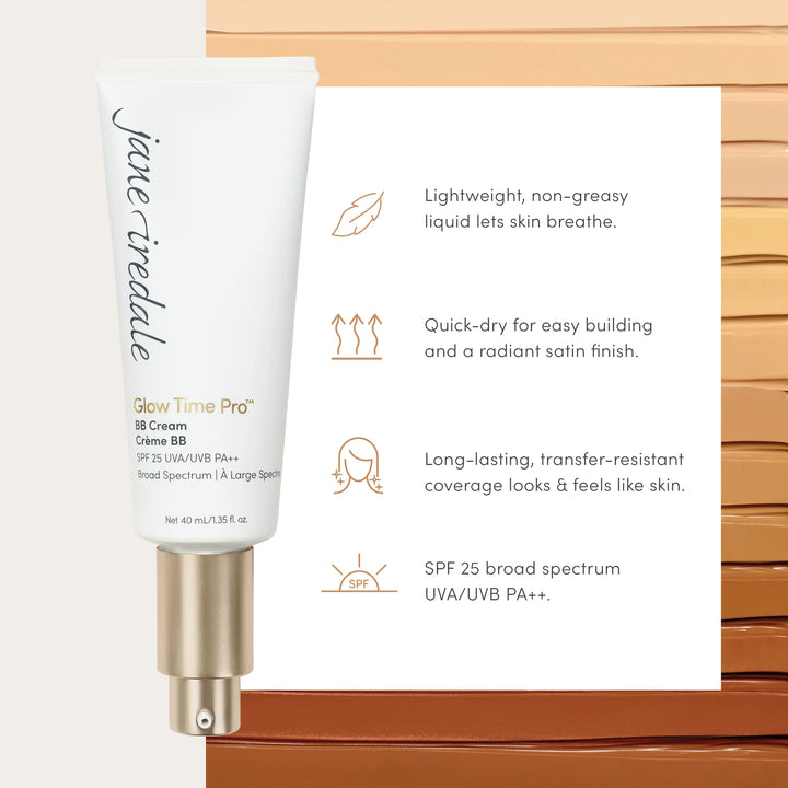 Glow Time Pro™ BB Cream SPF 25 - Key Benefits - jane iredale Mineral Makeup Australia