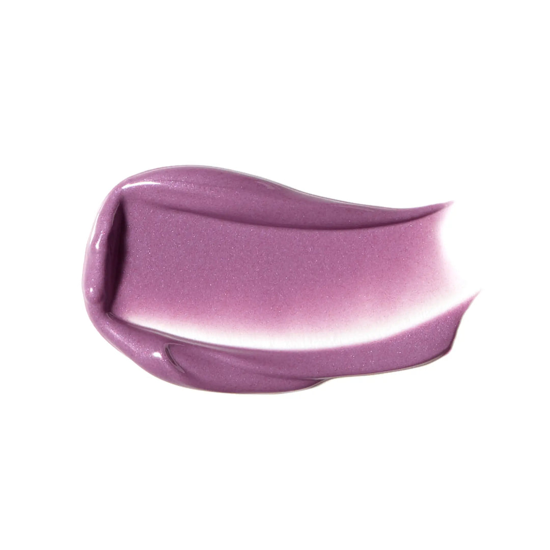 Light purple colour liquid blush swatch on white background