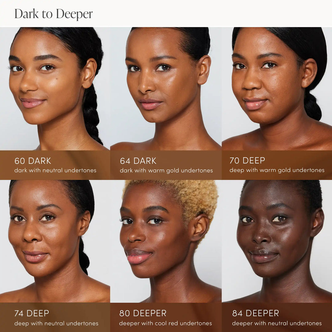 Jane Iredale Skintuition SPF 30 Radiance-Boosting Liquid Foundation Shade Chart - Dark to Deeper Skin