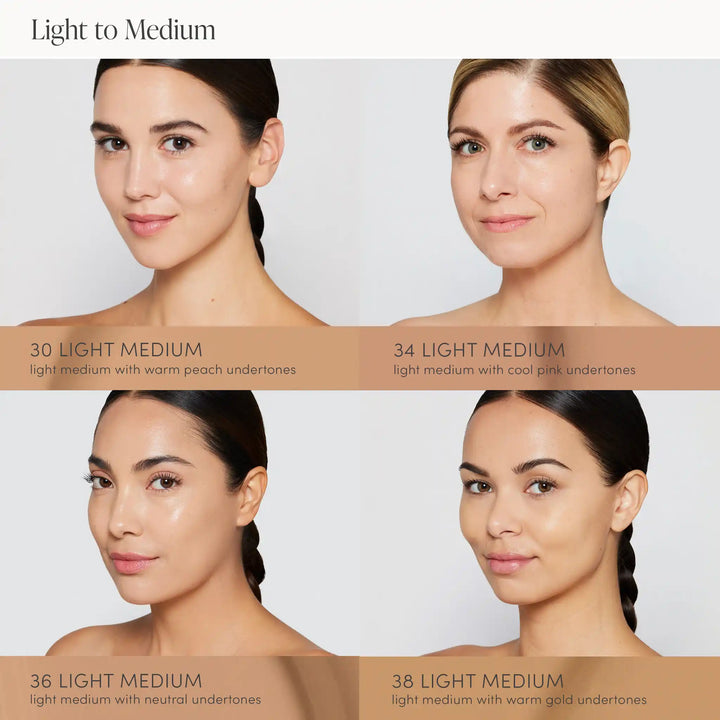 Jane Iredale Skintuition SPF 30 Radiance-Boosting Liquid Foundation Shade Chart - Light to Medium Skin