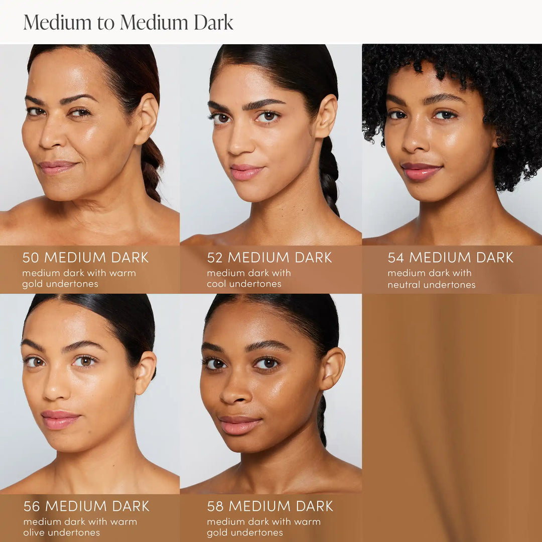 Jane Iredale Skintuition SPF 30 Radiance-Boosting Liquid Foundation Shade Chart - Medium to Medium Dark Skin