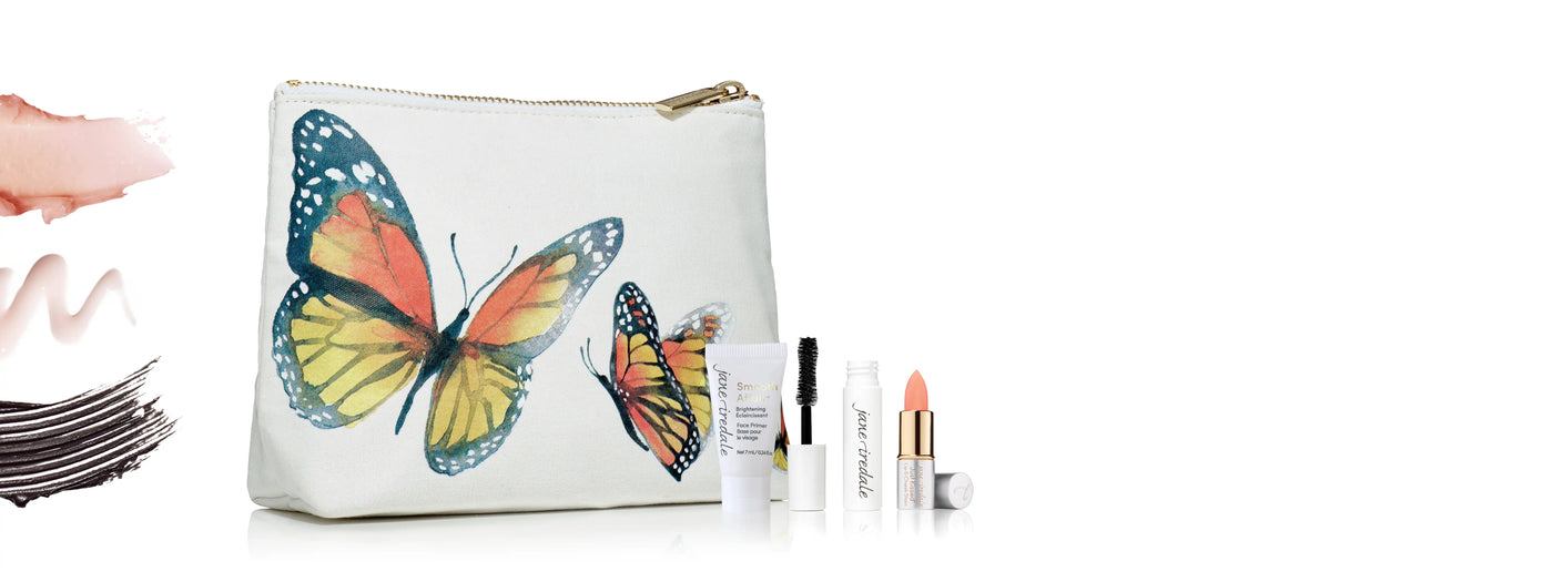 jane iredale special offer - receive a 4-piece clean beauty bag