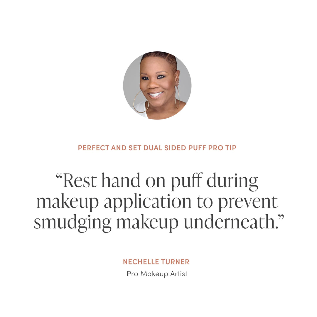 Perfect &amp; Set Dual-Sided Puff - Jane Iredale Mineral Makeup Australia