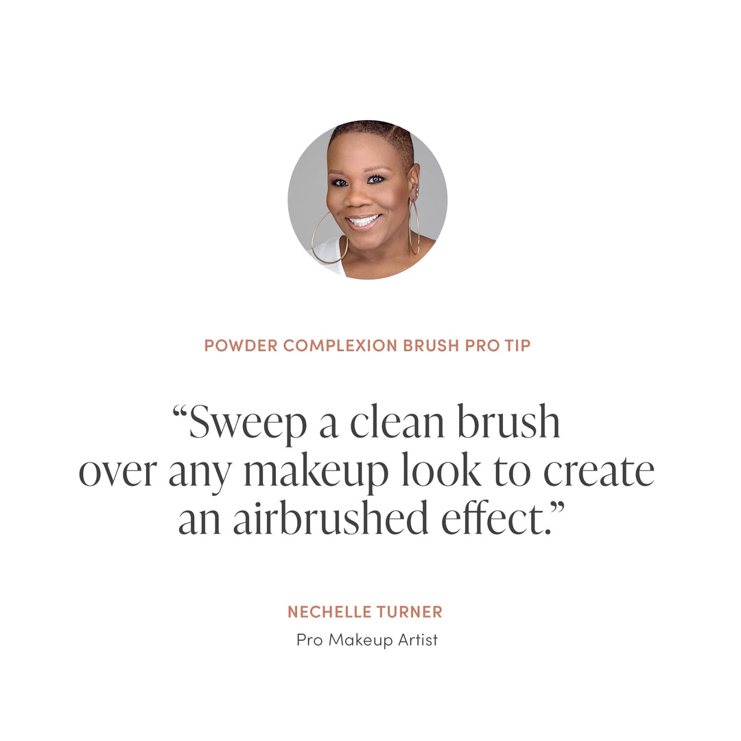 Pro Series Vegan Makeup Brush - Powder Complexion Brush - Jane Iredale Mineral Makeup Australia