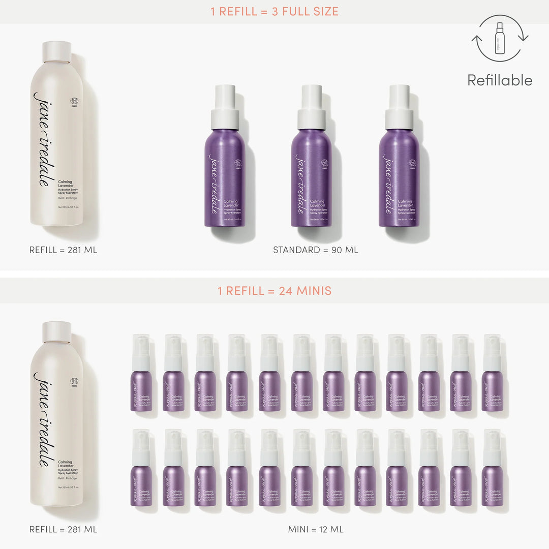 Calming Lavender Hydration Spray - Refillable - jane iredale Mineral Makeup Australia